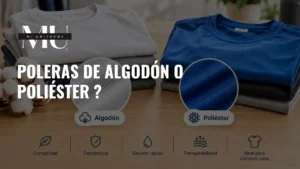poleras de algodón o poliéster