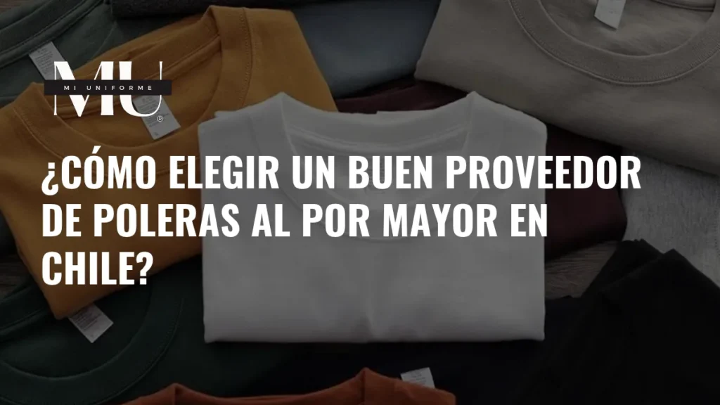 Poleras al por mayor en distintos colores para tiendas y emprendimientos